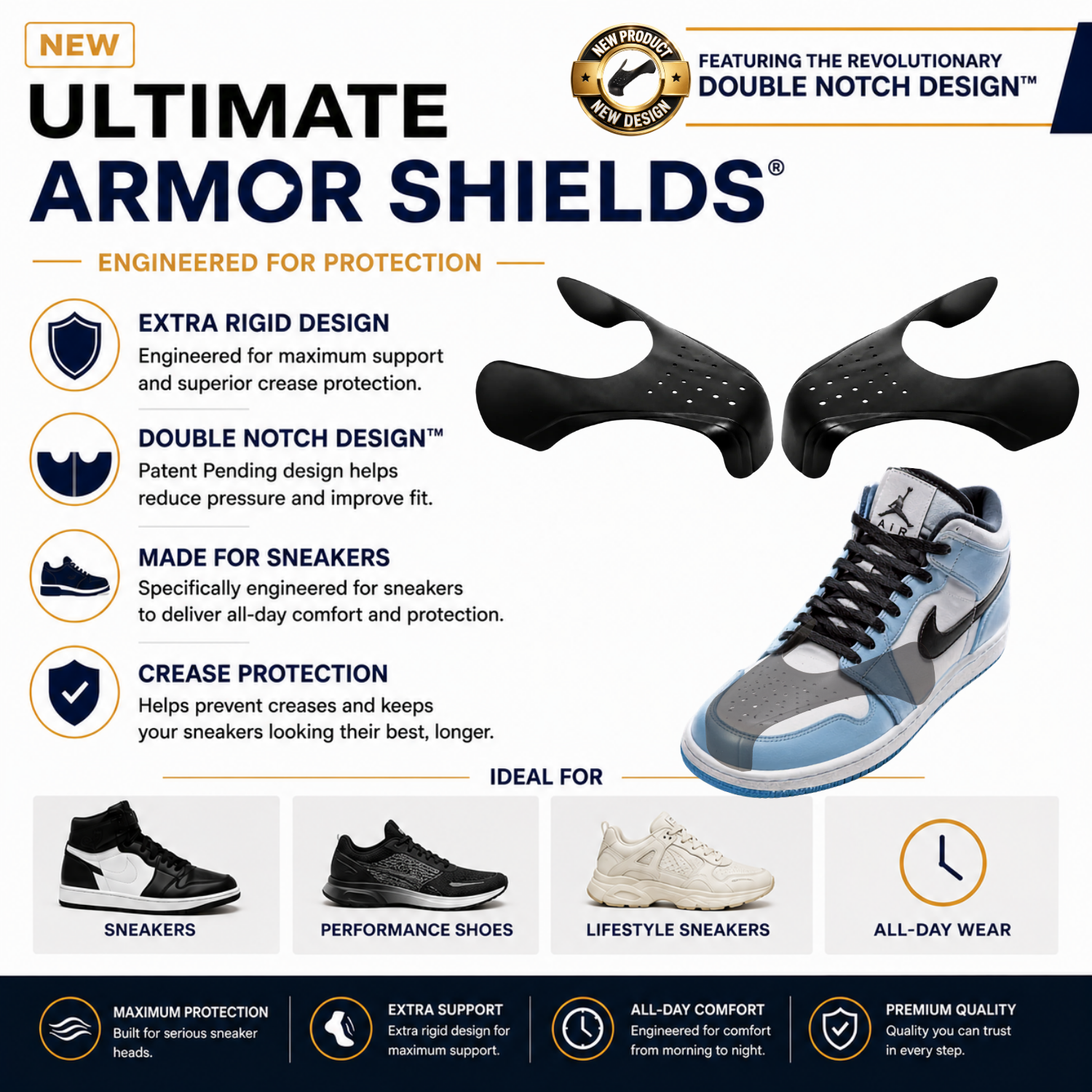 Ultimate Shields® Combo Pack - 1 Flex Shield + 1 Armor Shield - PRE ORDER ONLY - SHIPS LATE JULY 2026