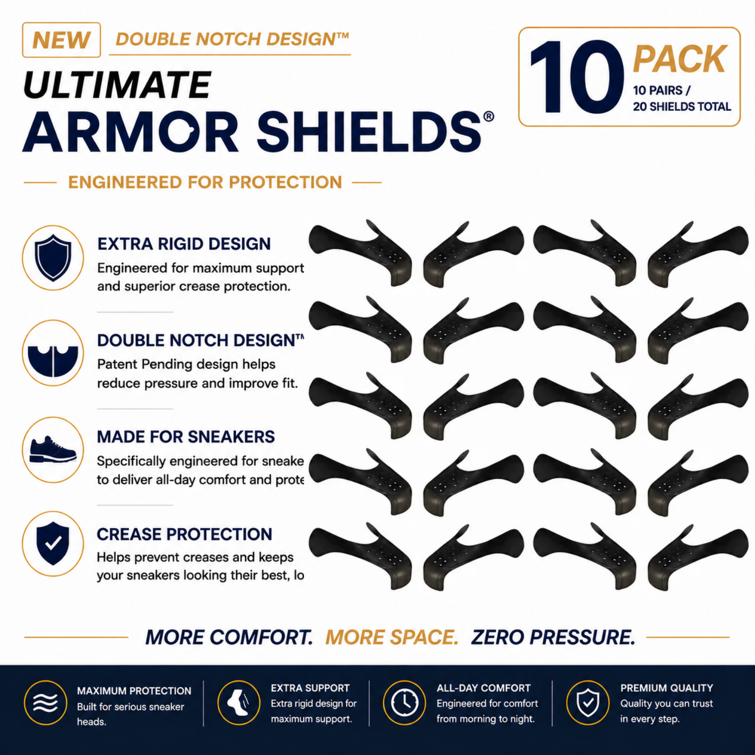Ultimate Armor Shields® - 10 Pack