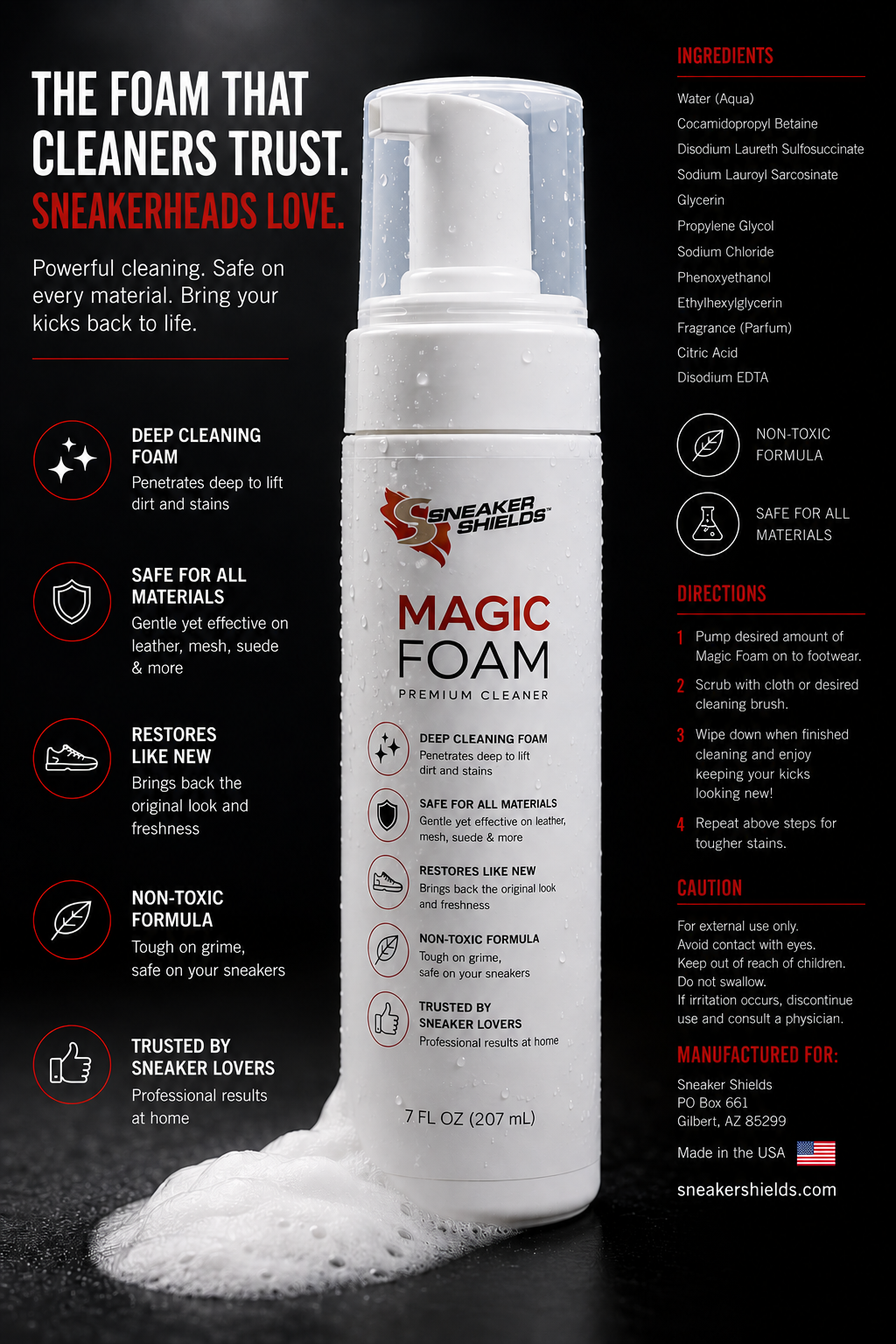 Sneaker Shields™ Premium Magic Foam