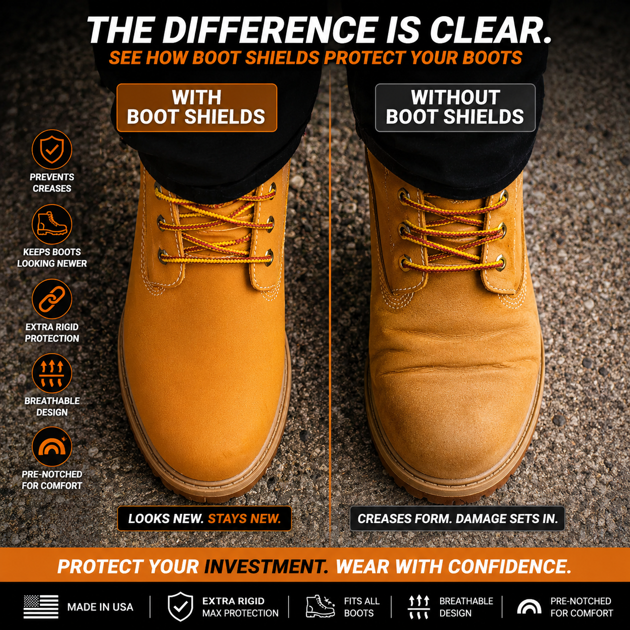 Boot Shields® - Crease Protectors