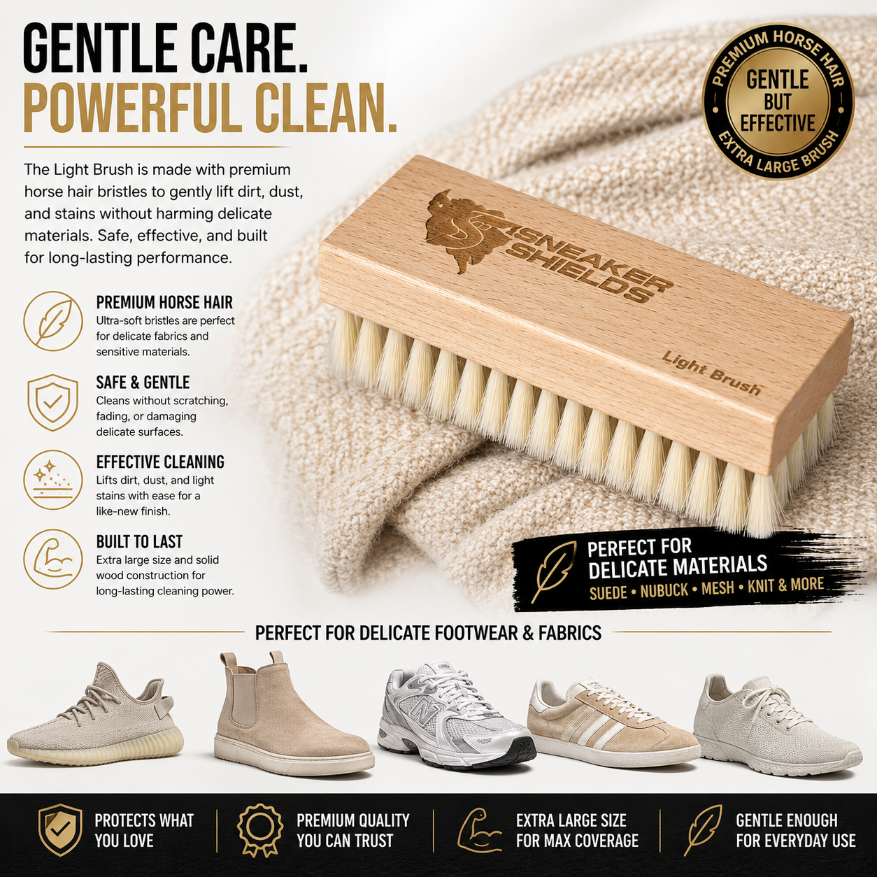 Light Bristle Brush