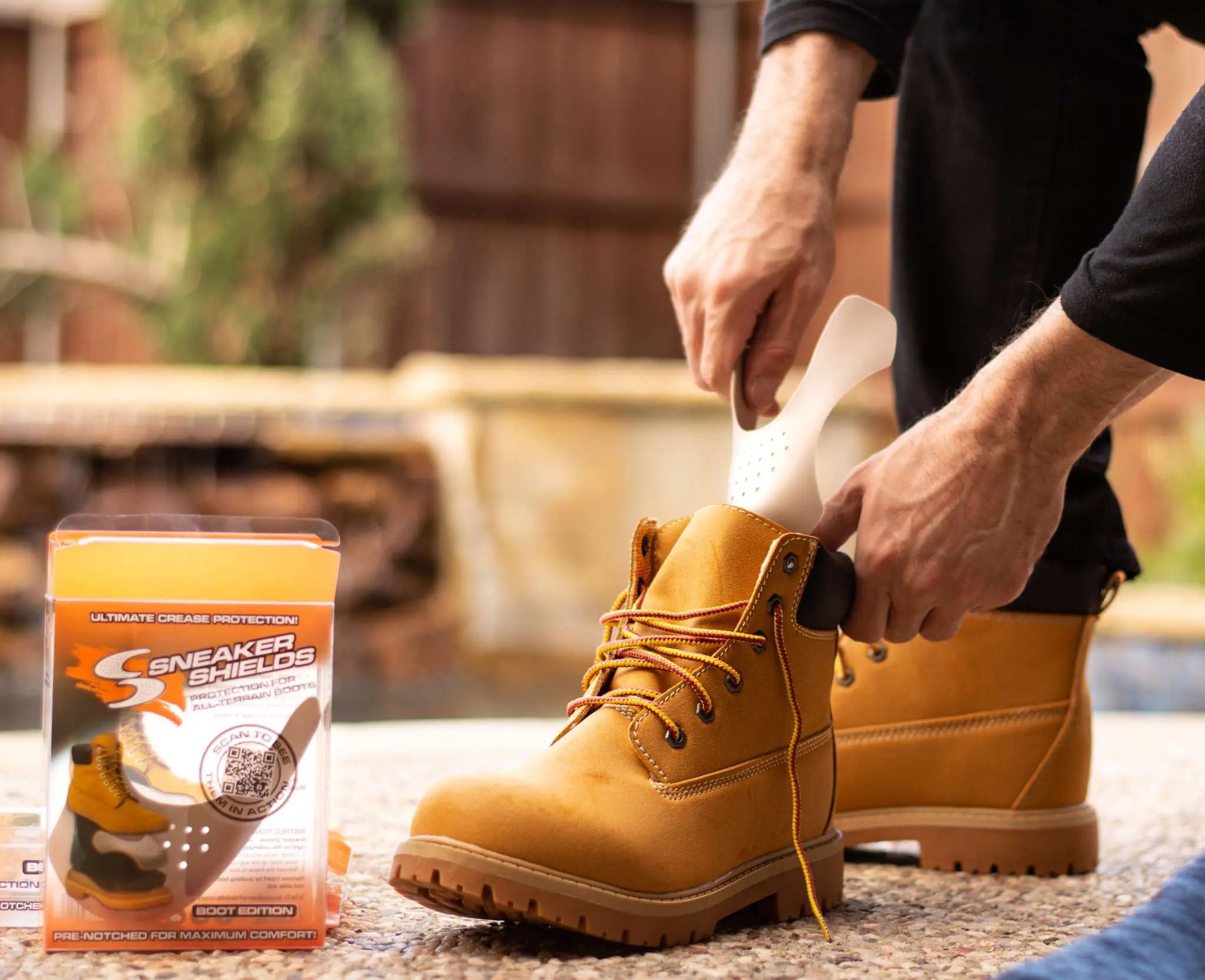 How to stop timberlands from creasing clearance