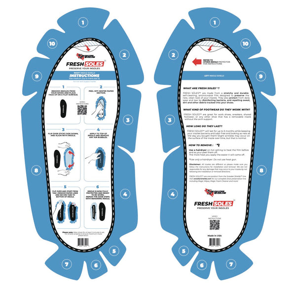1 CASE of ALL NEW Fresh Soles™️ - INSOLE PRESERVERS (12 Pairs / Case)